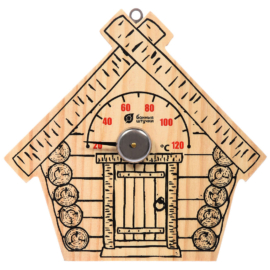 Термометр "Парилочка", 17х16х2,5 см, для бани и сауны "Банные штучки" - фото