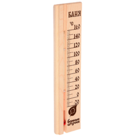 Термометр "Баня", 27х6,5х1,5 см, для бани и сауны 0 - фото-2
