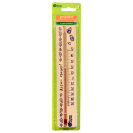 Термометр "Держи градус!", 21x4x1,5 см, в предбанник "Банные штучки" - фото-3